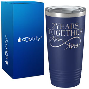 Years Together Anniversary on Wedding 20oz Tumbler