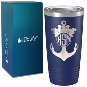 Anchor Monogram 20oz Tumbler