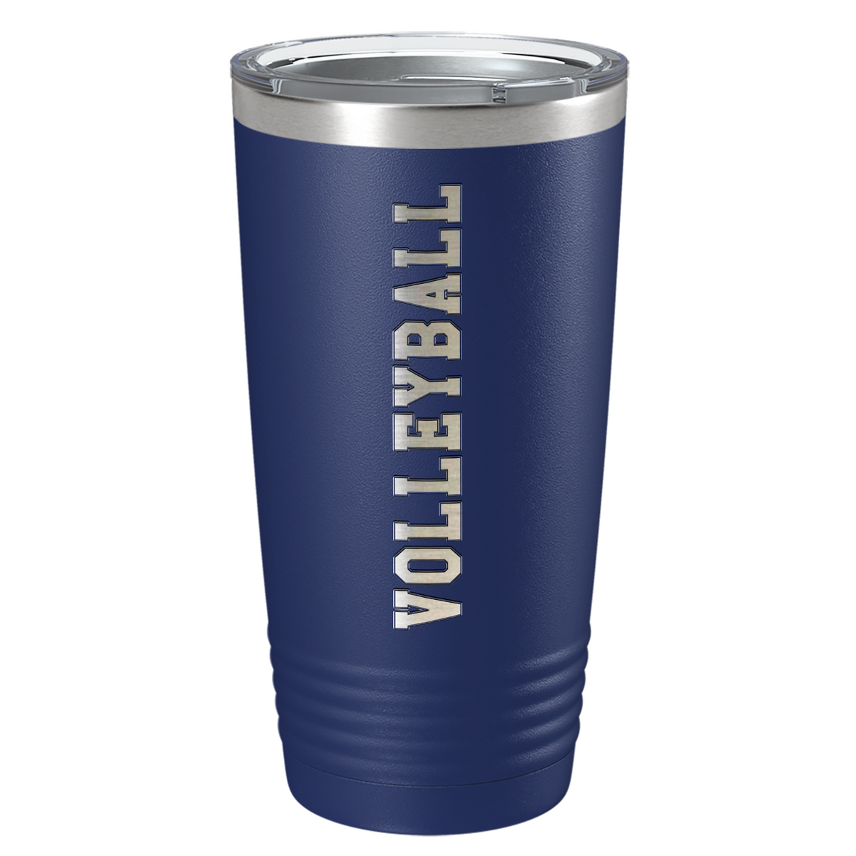 Volleyball Laser Engraved on Stainless Steel Volleyball Tumbler