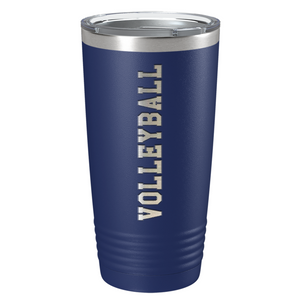 Volleyball Laser Engraved on Stainless Steel Volleyball Tumbler