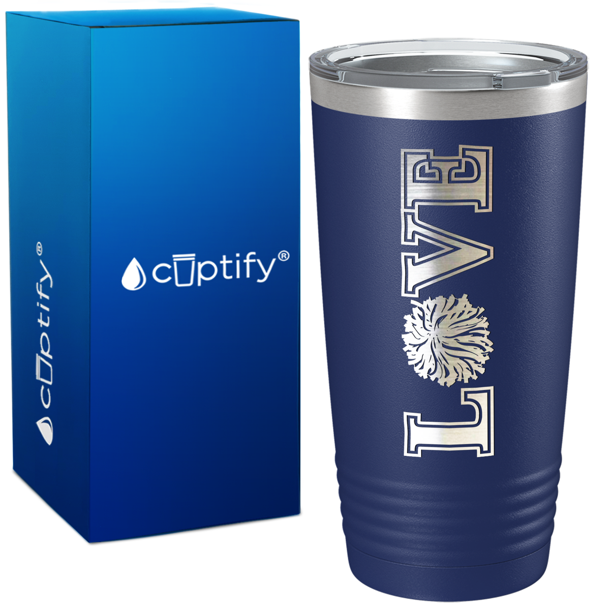 Love Cheer on 20oz Tumbler