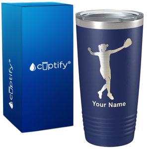 Softball Player on 20oz Tumbler