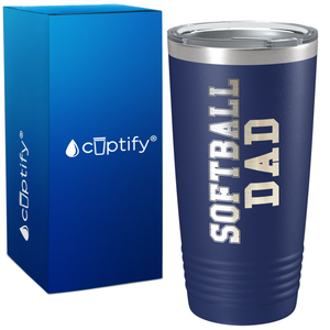 Dad SoftBall on 20oz Tumbler