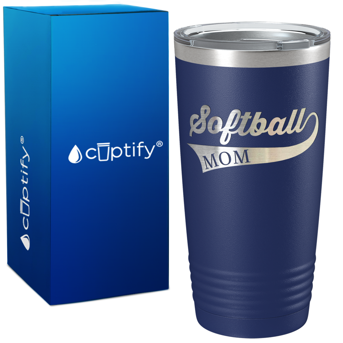 Softball Mom Swish on 20oz Tumbler