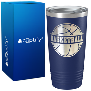 Basketball Ball on 20oz Tumbler