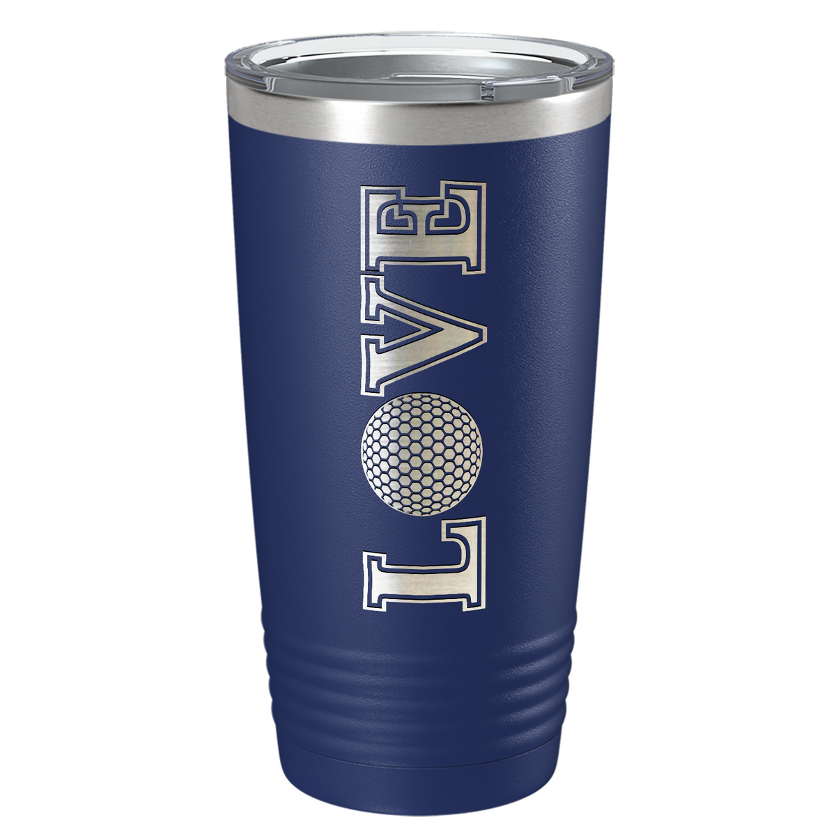 Golf Love Laser Engraved on Stainless Steel Golf Tumbler