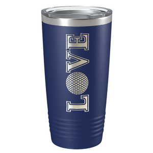 Golf Love Laser Engraved on Stainless Steel Golf Tumbler