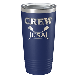 Crew USA Laser Engraved on Stainless Steel Crew Tumbler