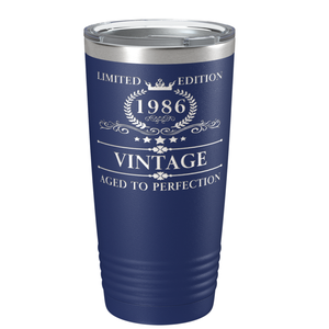 1986 Limited Edition Aged to Perfection 35th on Stainless Steel Tumbler