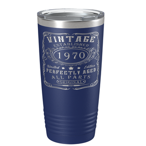 1970 Vintage Perfectly Aged 51st on Stainless Steel Tumbler