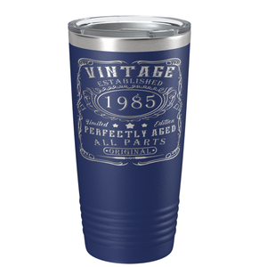 1985 Vintage Perfectly Aged 36th on Stainless Steel Tumbler