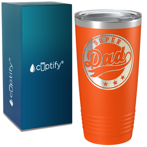 Super Dad on Stainless Steel Dad Tumbler