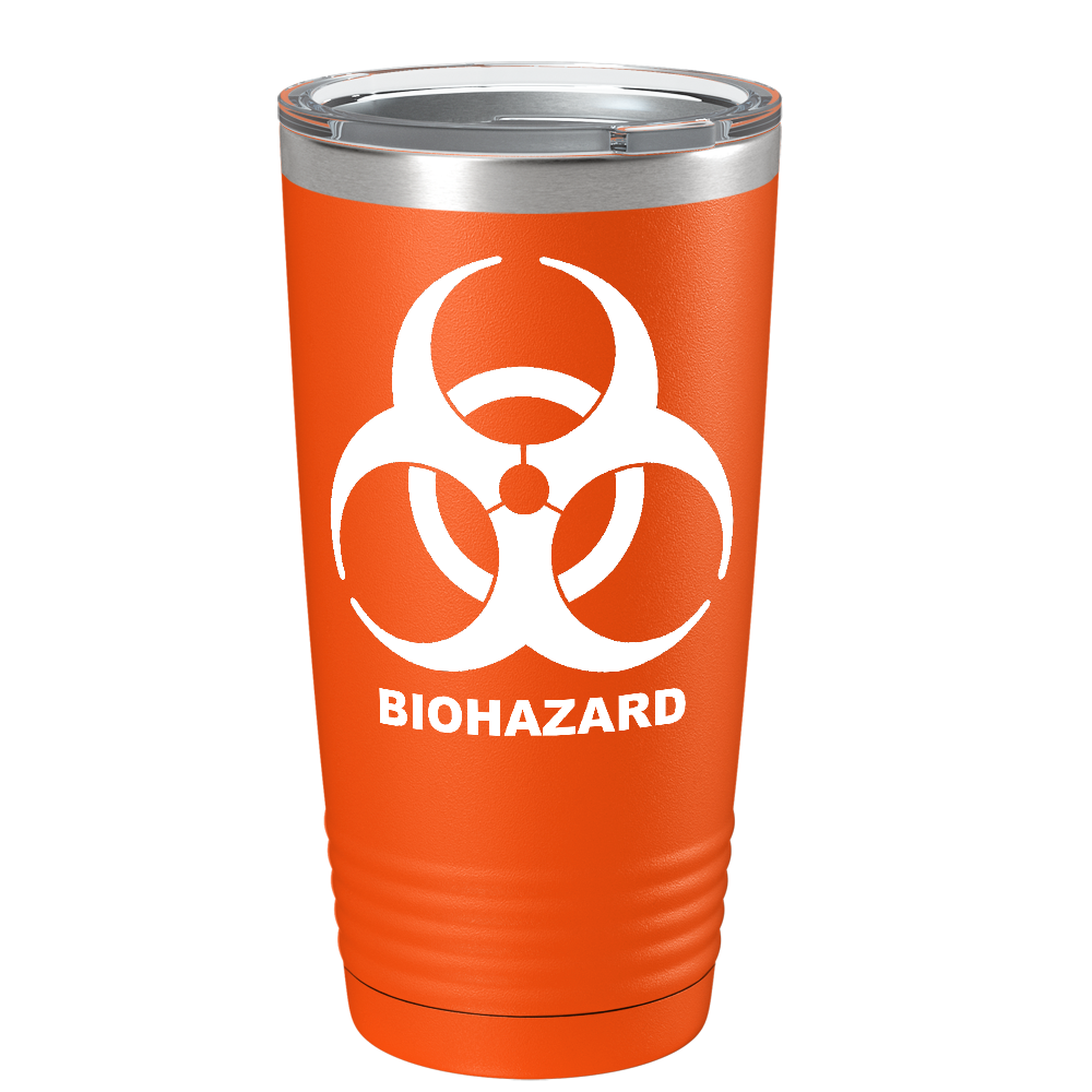 Biohazard on Stainless Steel Zombies Tumbler