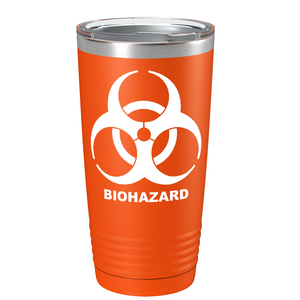 Biohazard on Stainless Steel Zombies Tumbler