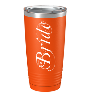 Fancy Team Bride on Stainless Steel Bridal Shower Tumbler