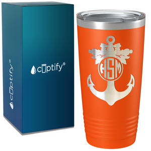 Anchor Monogram 20oz Tumbler