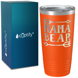 Mama Bear on Stainless Steel Mom Tumbler