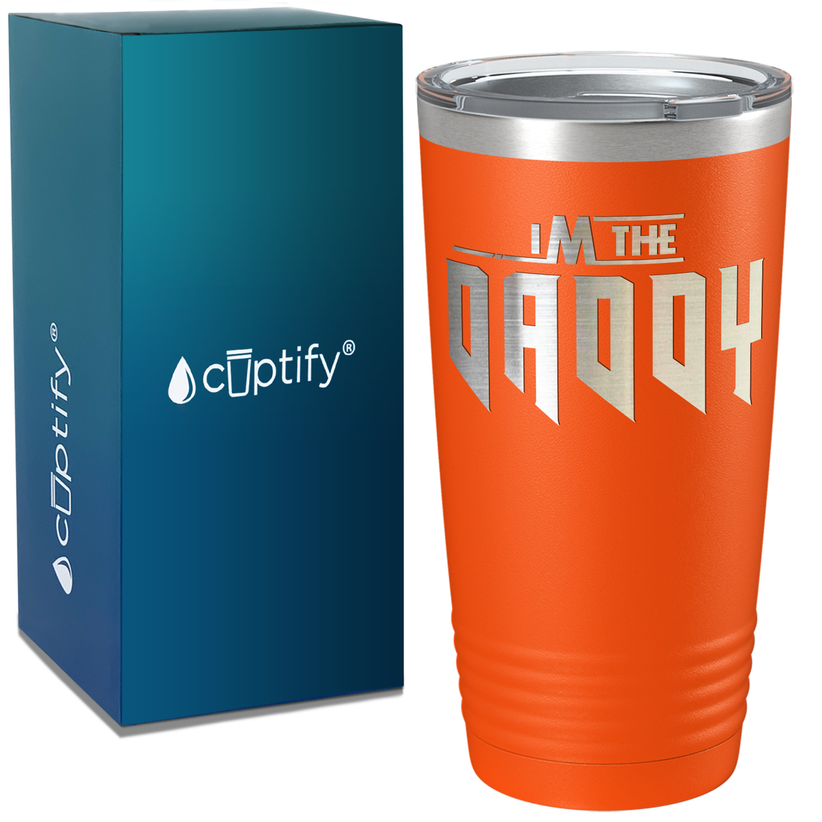 I'm the Daddy on Stainless Steel Dad Tumbler