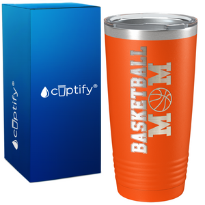 Basketball Mom on 20oz Tumbler