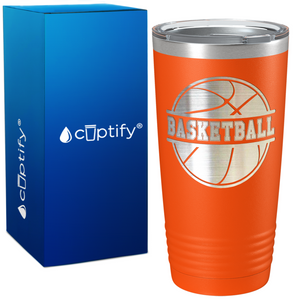 Basketball Ball on 20oz Tumbler