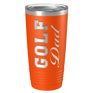 Golf Dad Laser Engraved on Stainless Steel Golf Tumbler