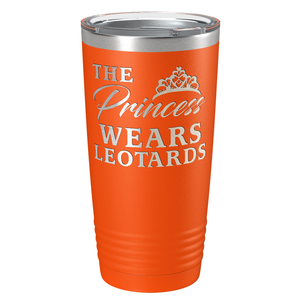 This Princess Wears Leotards Laser Engraved on Stainless Steel Gymnastics Tumbler