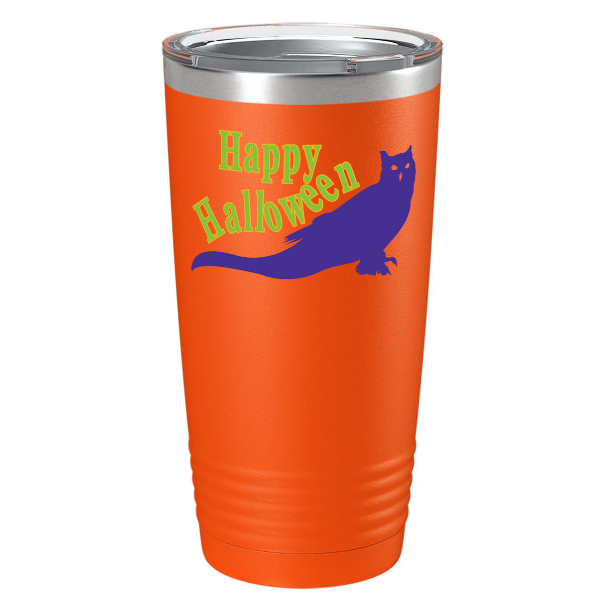 Happy Halloween on Stainless Steel Halloween Tumbler