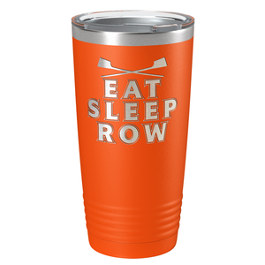 Eat Sleep Row Crew Laser Engraved on Stainless Steel Crew Tumbler