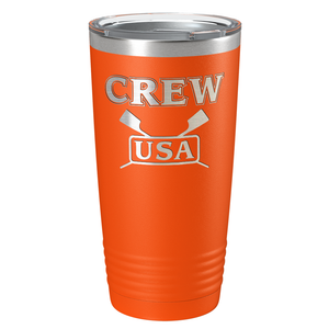 Crew USA Laser Engraved on Stainless Steel Crew Tumbler