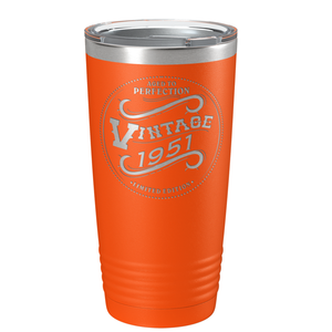 1951 Aged to Perfection Vintage 70th on Stainless Steel Tumbler