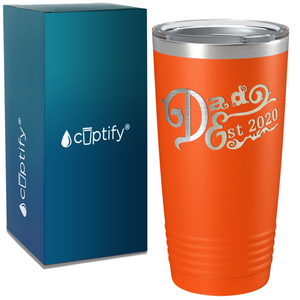 Dad Established in 2020 on Dad 20oz Tumbler