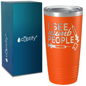 I See Numb People on Dentist 20oz Tumbler