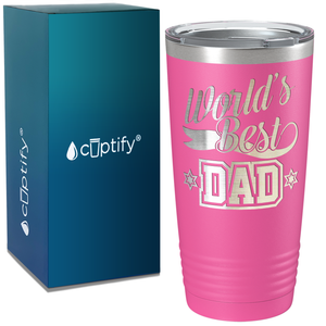 World's Best Dad on Stainless Steel Dad Tumbler