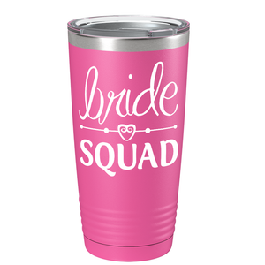 Bride Squad Heart on Stainless Steel Bridal Shower Tumbler