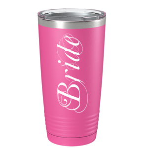 Fancy Team Bride on Stainless Steel Bridal Shower Tumbler