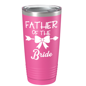 Father of the Bride on Stainless Steel Bridal Tumbler