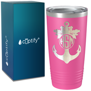 Anchor Monogram 20oz Tumbler