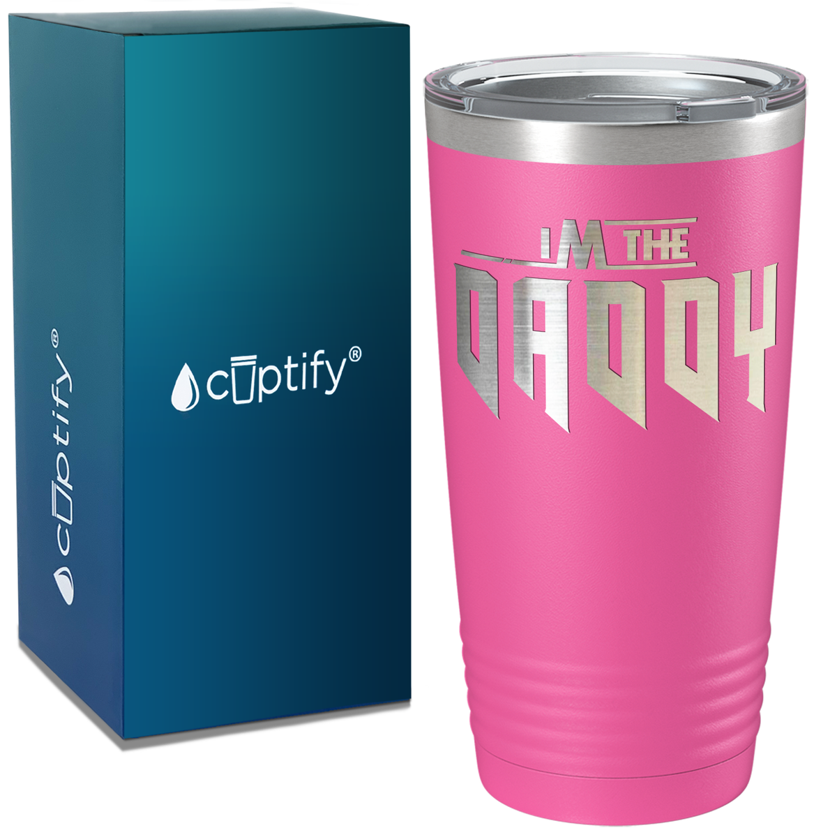 I'm the Daddy on Stainless Steel Dad Tumbler