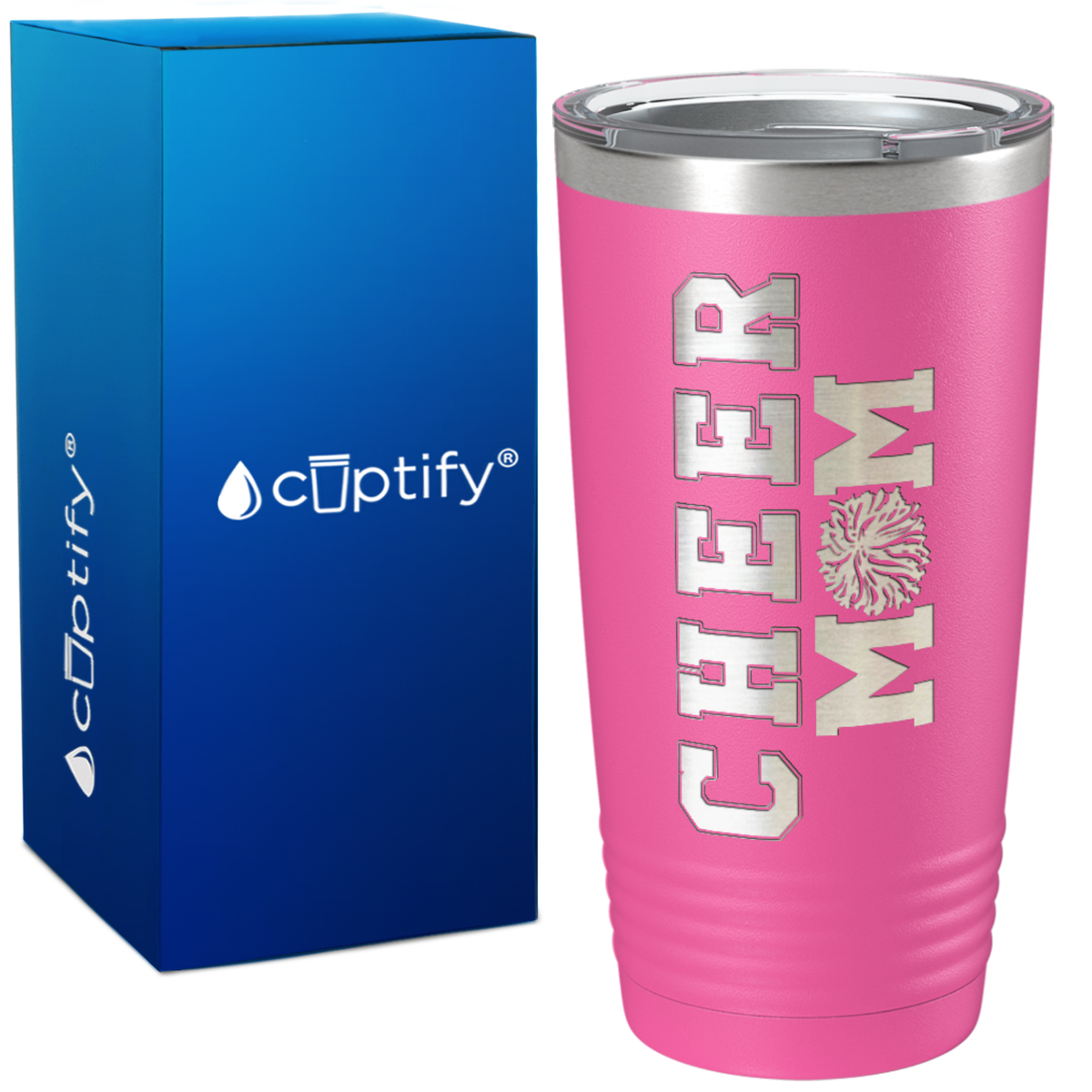 Cheer Mom on 20oz Tumbler