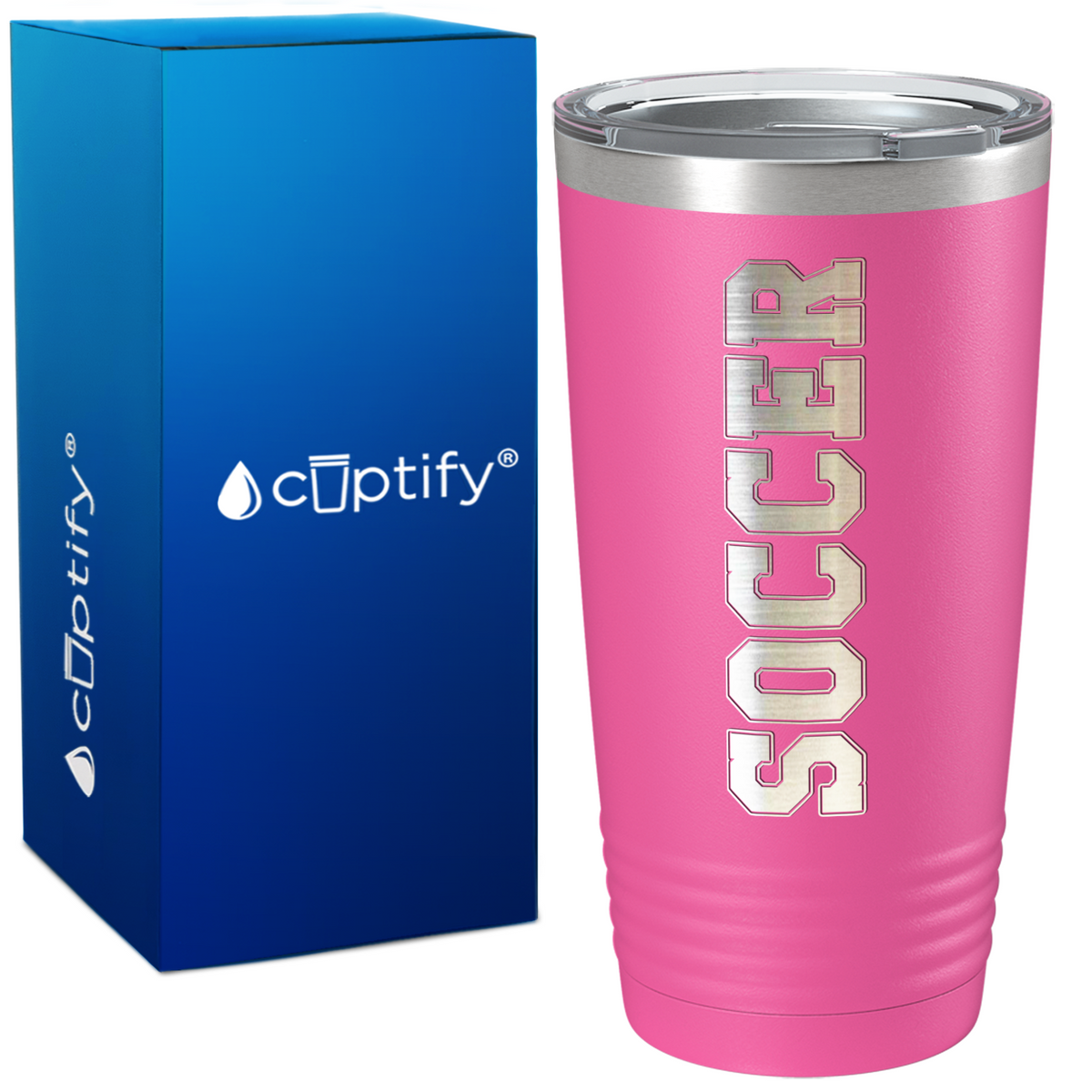 Soccer on 20oz Tumbler
