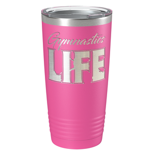 Gymnastics Life Laser Engraved on Stainless Steel Gymnastics Tumbler