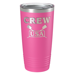 Crew USA Laser Engraved on Stainless Steel Crew Tumbler