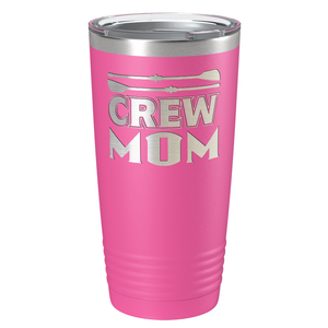 Crew Mom Laser Engraved on Stainless Steel Crew Tumbler