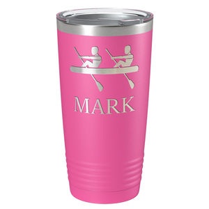 Personalized Crew Silhouette Laser Engraved on Stainless Steel Crew Tumbler