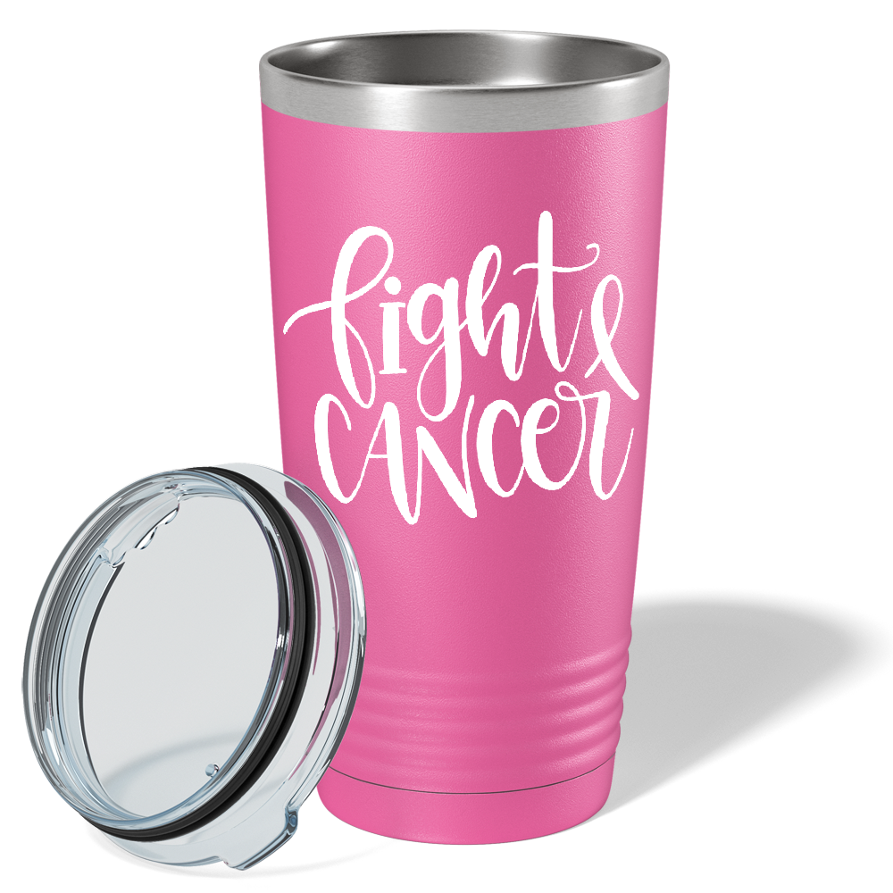 Fight Cancer on Pink 20oz Tumbler