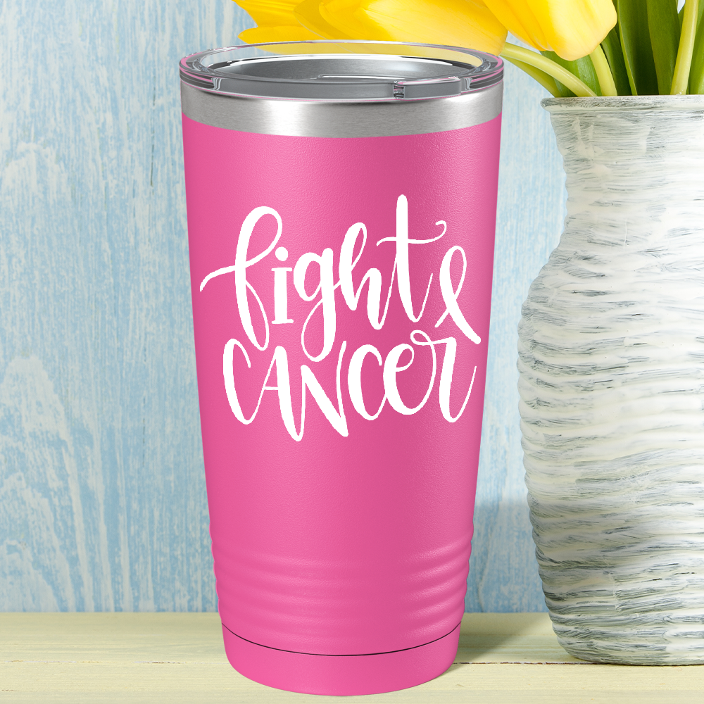Fight Cancer on Pink 20oz Tumbler