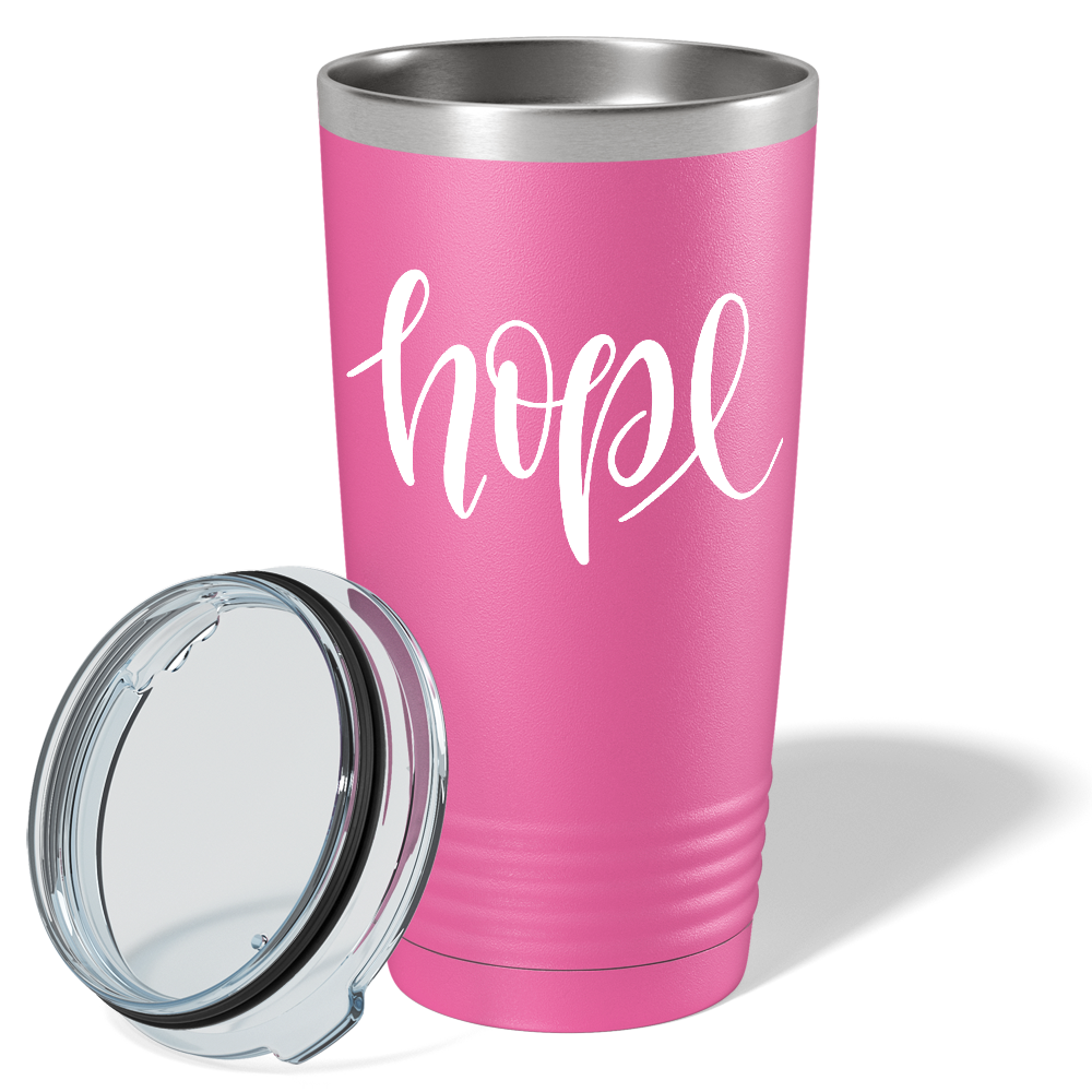 Hope on Pink 20oz Tumbler