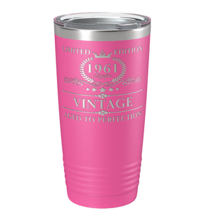 1961 Limited Edition Aged to Perfection 60th on Stainless Steel Tumbler