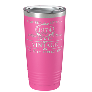 1974 Limited Edition Aged to Perfection 47th on Stainless Steel Tumbler