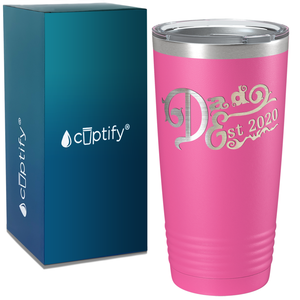 Dad Established in 2020 on Dad 20oz Tumbler